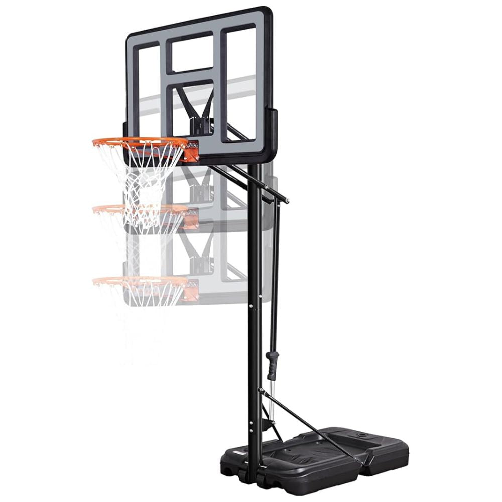 Winmax - Adult 44-inch Pull Rod Adjustable Basketball Hoop