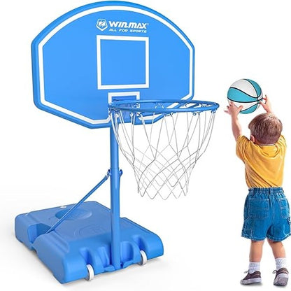 Winmax - Poolside 36-Inch Portable Adjustable Basketball Hoop