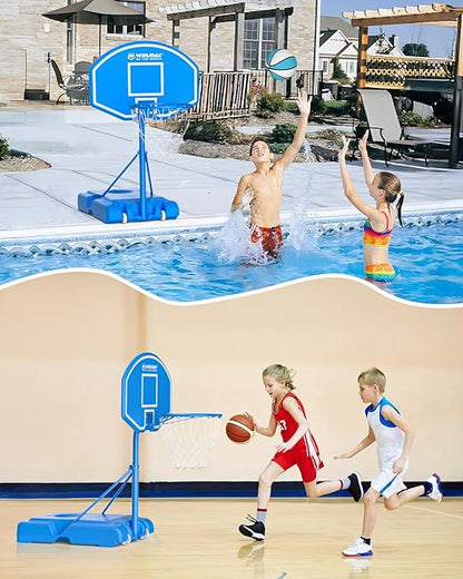 Winmax - Poolside 36-Inch Portable Adjustable Basketball Hoop