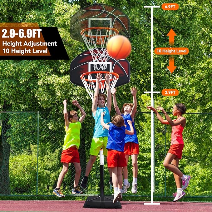 Winmax - Youth 28-inch Adjustable Basketball Hoop